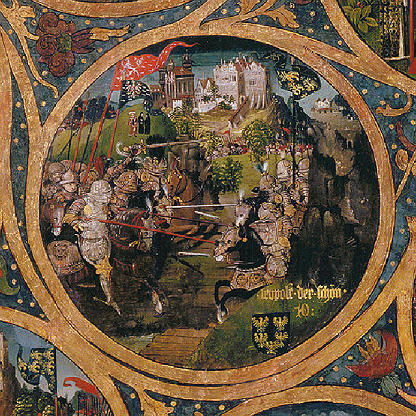 Bataille de Mailberg - arbre généalogique des Babenberg - 1489-1492